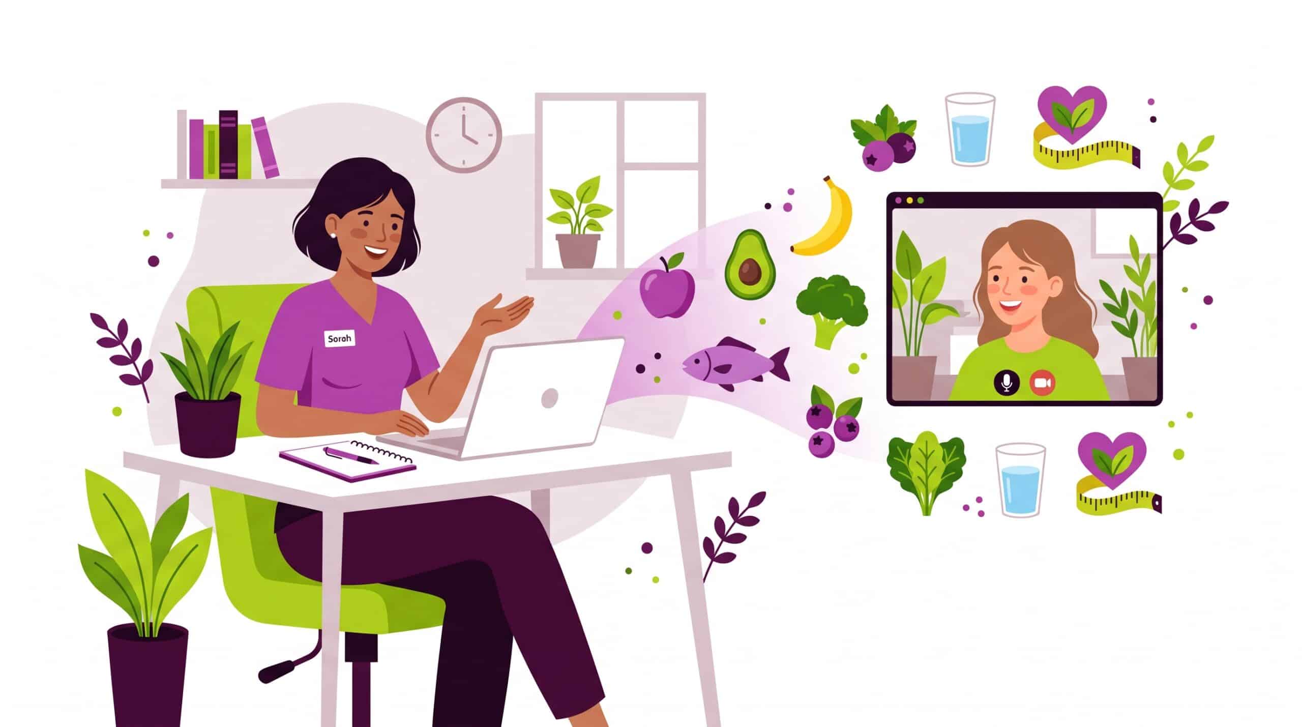 Consulta de nutrición en línea con especialista de Nutryt para bajar de peso de forma segura