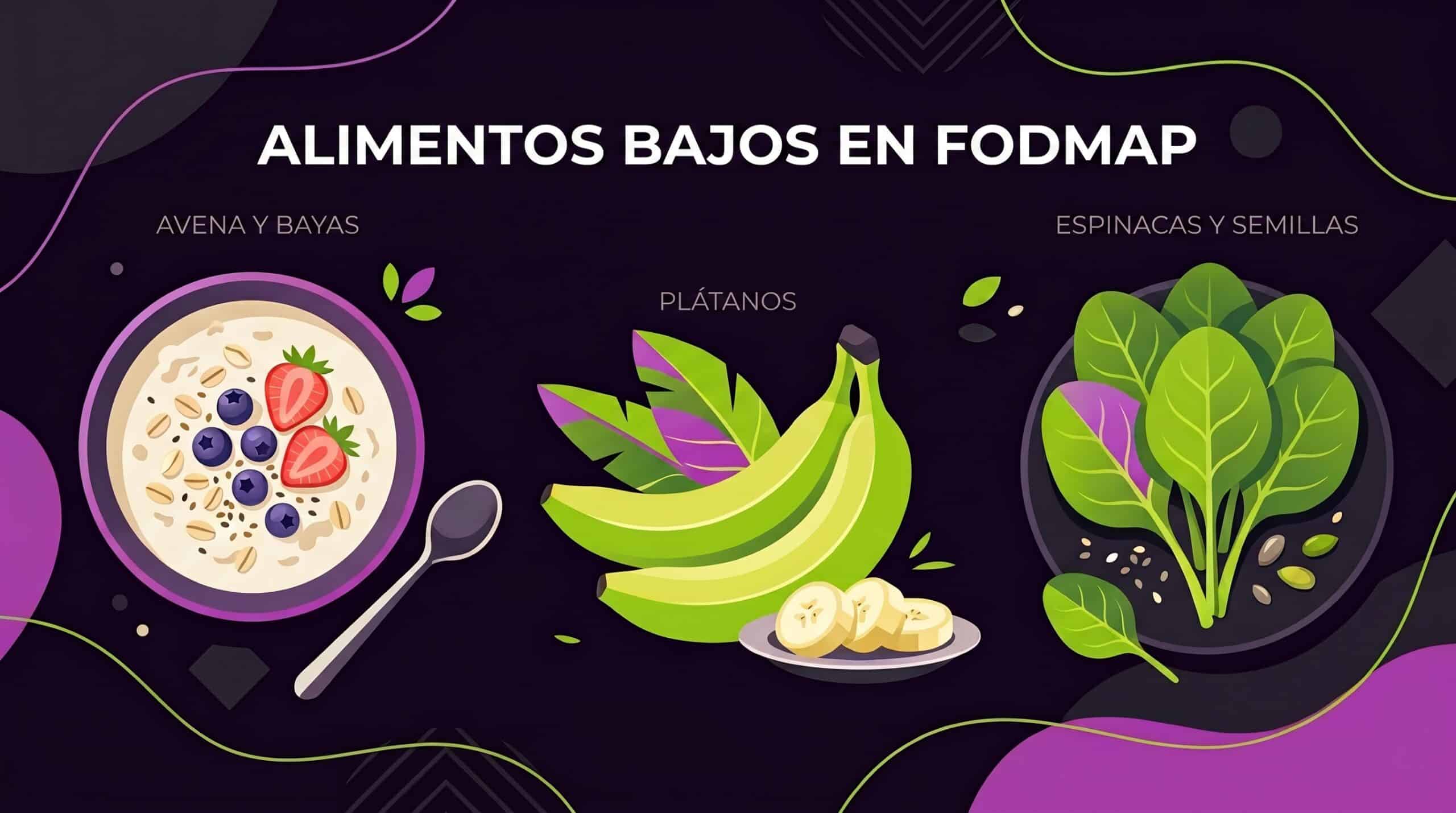 Alimentos saludables bajos en FODMAP
