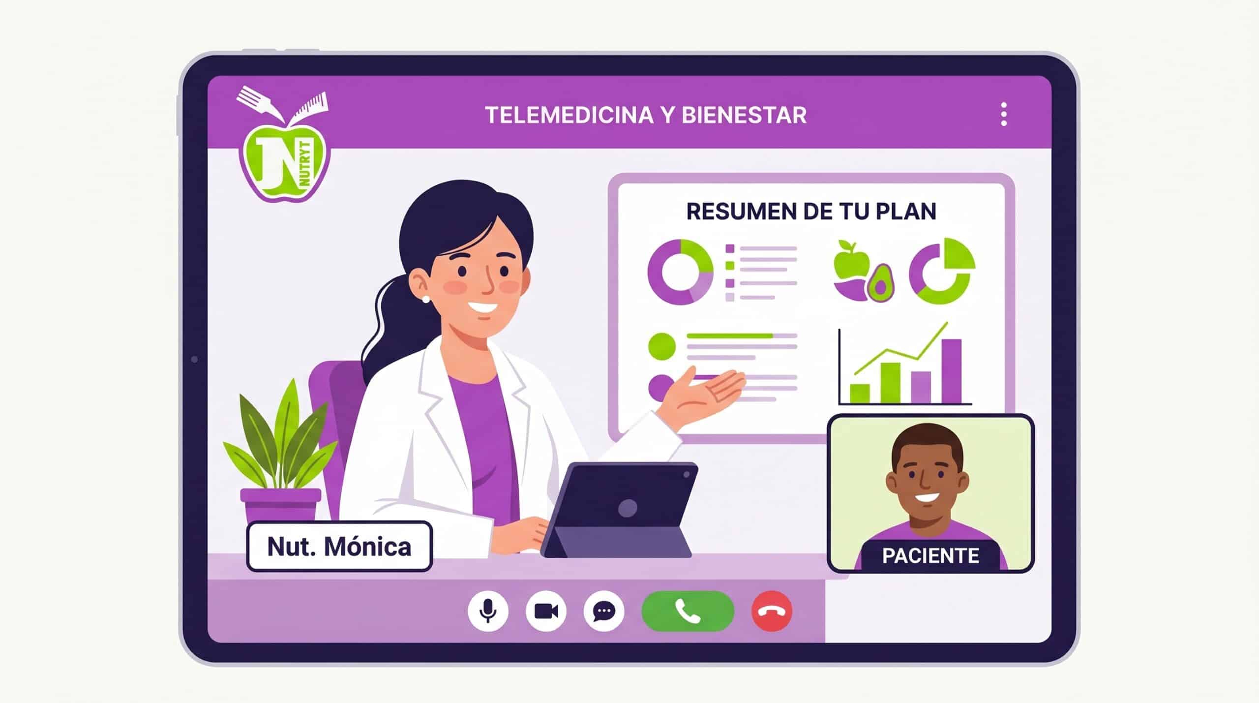 Consulta de nutrición en línea
