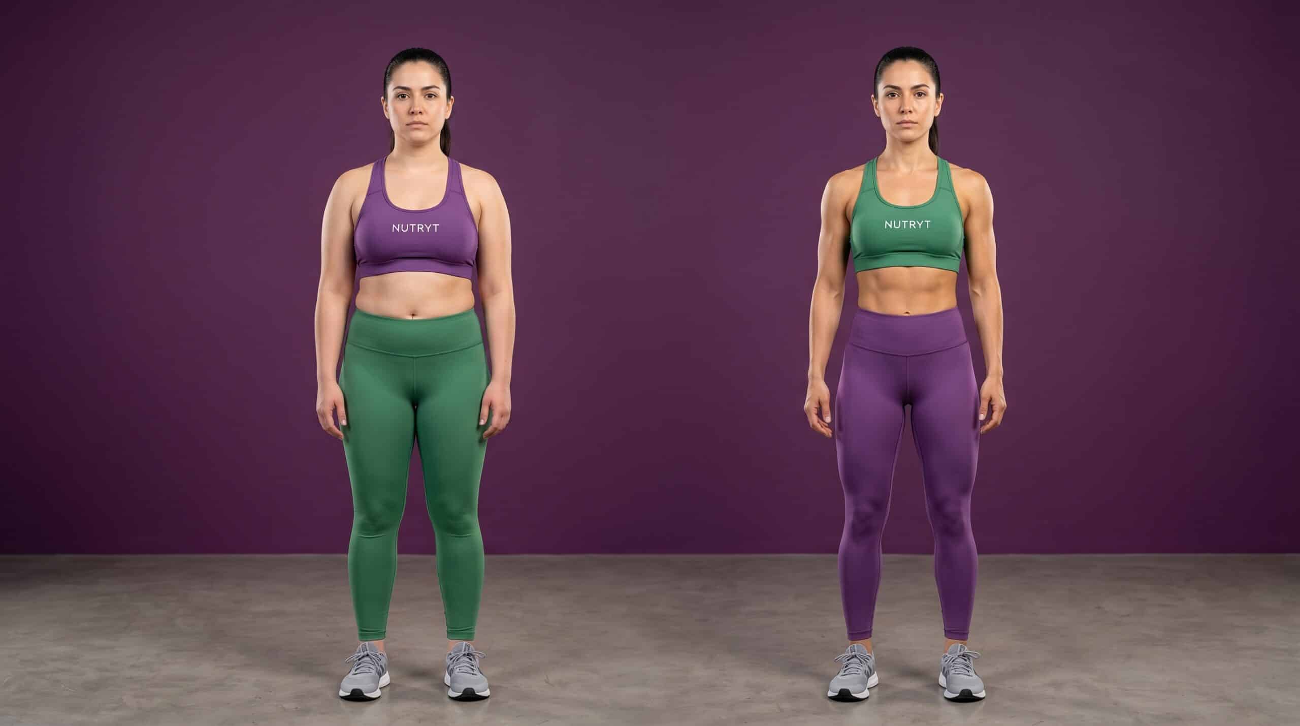 Ejemplo de recomposición corporal en mujeres