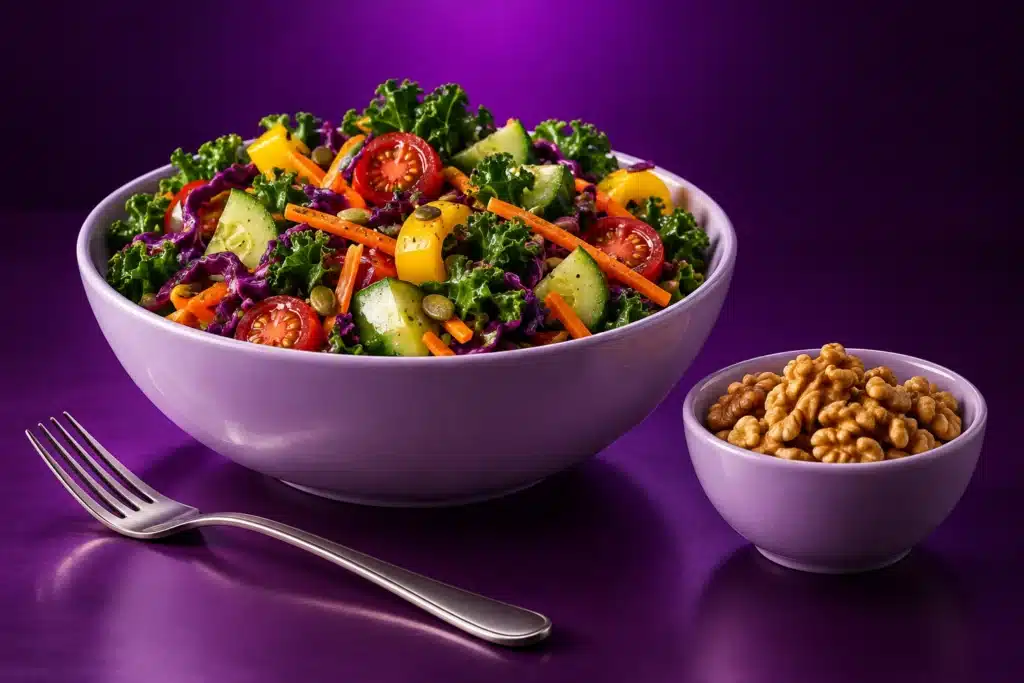 Platos y alimentos para explicar las porciones y la saciedad