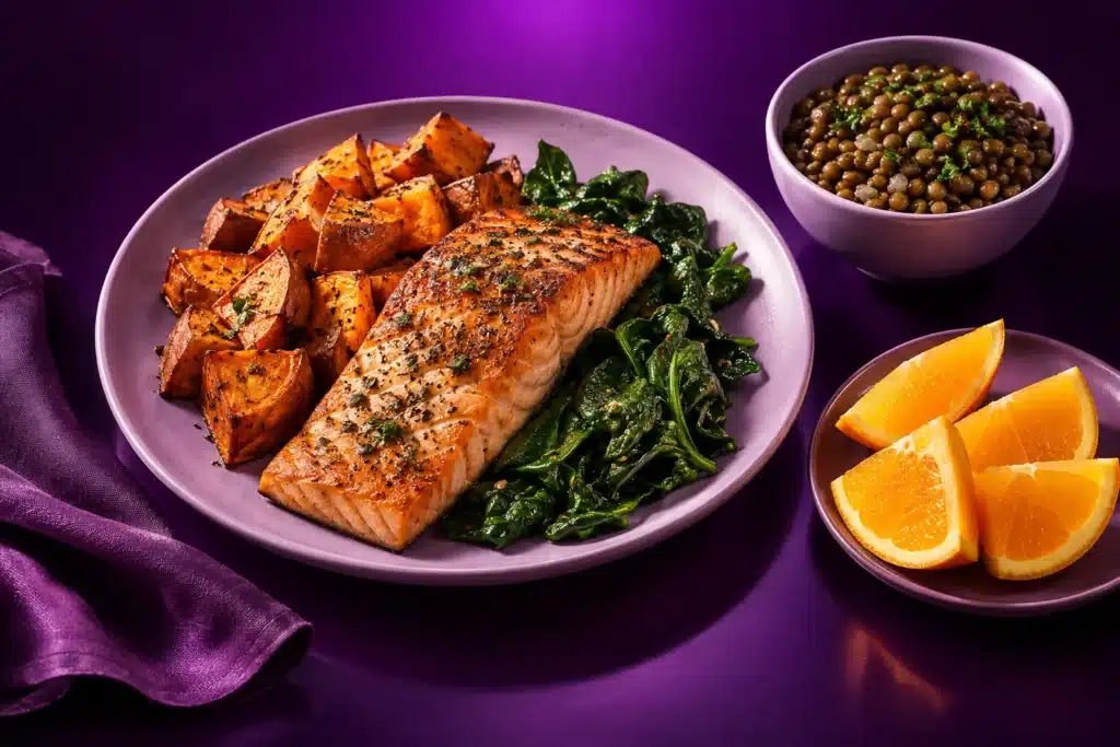 Alimentos variados para una alimentación suficiente y equilibrada