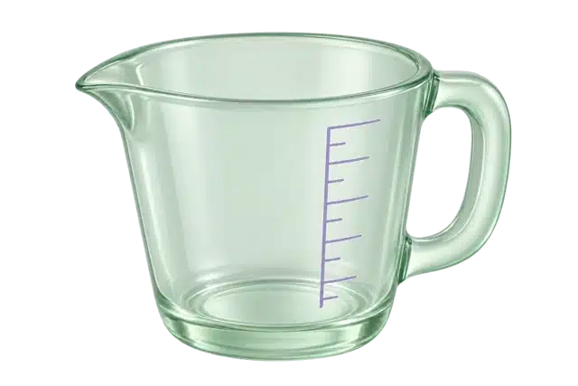 Taza medidora ilustrada